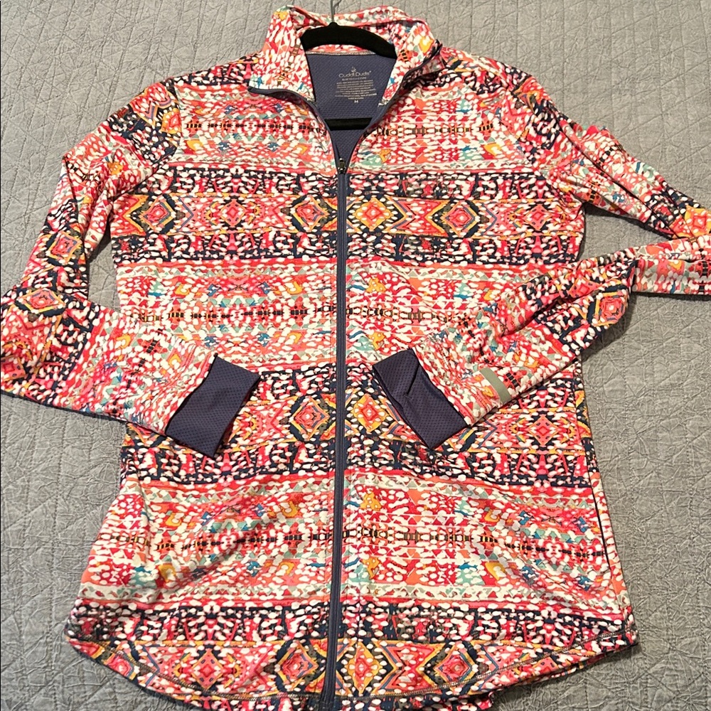 Cuddl Duds Women's Multicolor Ski Jacket